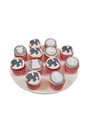 Babyshower christening cupcakes