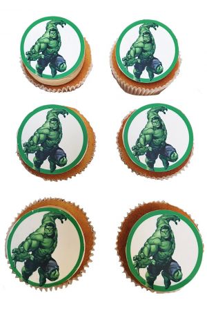 Hulk Cupcakes