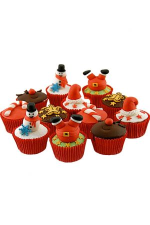 Christmas cupcakes