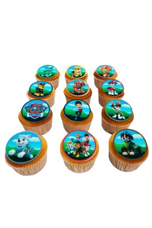 Cupcakes met Paw Patrol-thema