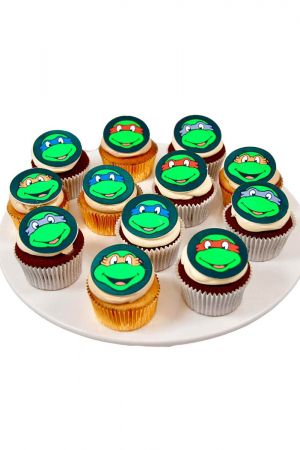 Ninja turtle cupcakes