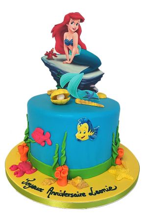 The little mermaid cake