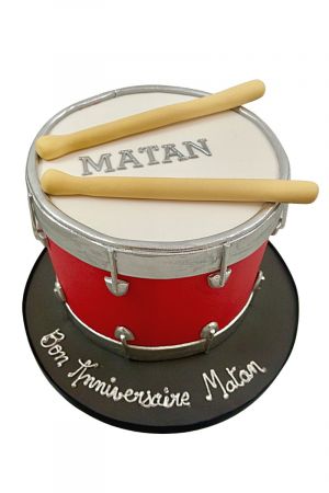 Drummer birthday cake