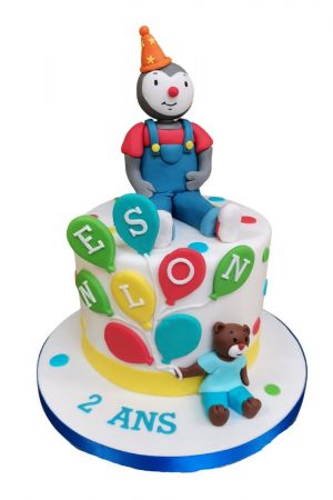 Personalised Tchoupi cake