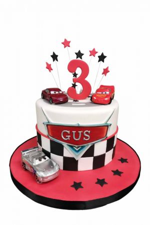 Cars Lightning McQueen cake