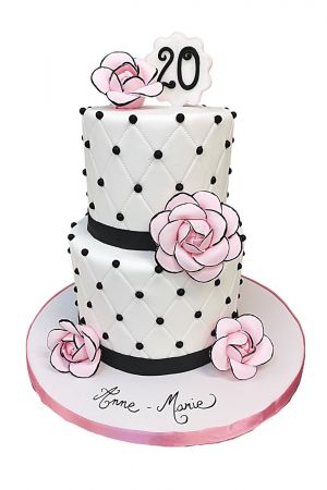 Coco Chanel Tiered Cake