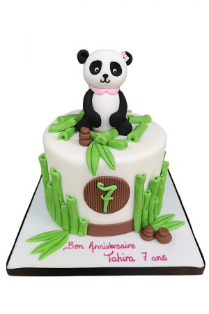 Panda birthday cake