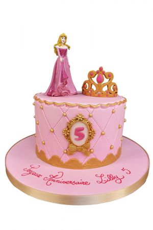 Gâteau anniversaire princesse Aurore