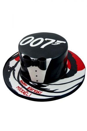 James Bond cake