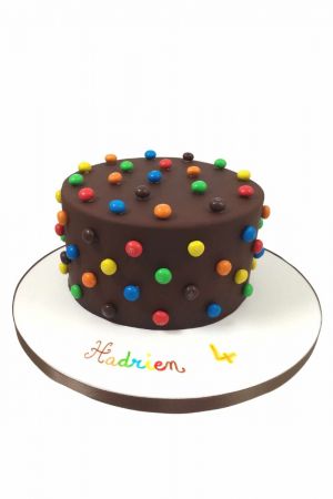 Gâteau anniversaire M&M's chocolat