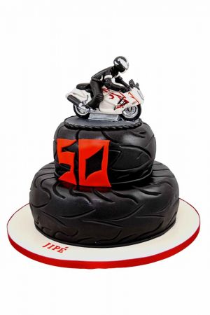 Japanese motorbike cake