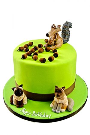 Ice Age birthday cake