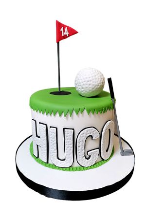 golf sport birthday cake