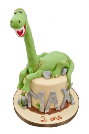 Dinosaur birthday cake