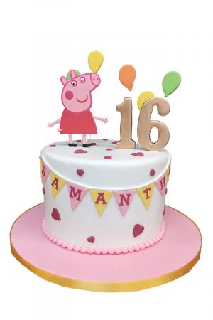 Personalised Peppa Pig Cake