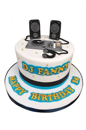 Gâteau platine de DJ