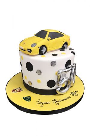 Porsche 911 birthday cake