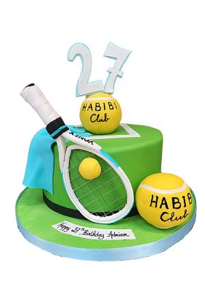 Wimbledon tennis birthday cake