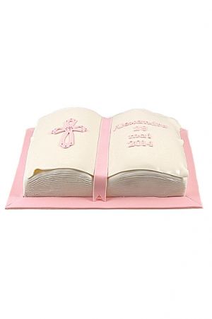 Gâteau Bible pour communiant fille