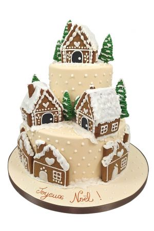 Gingerbread Christmas Cake