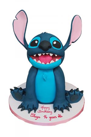 Gâteau en forme de Stitch