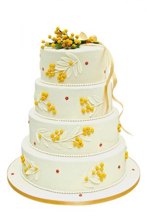 South of France wedding cake