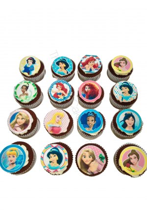 Disney prinsessen cupcakes