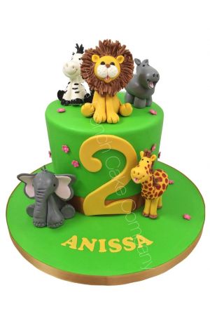 Gateaux Personnalises Animaux De La Jungle Gateaux Decores Safari Cupcakes Animaux De La Jungle