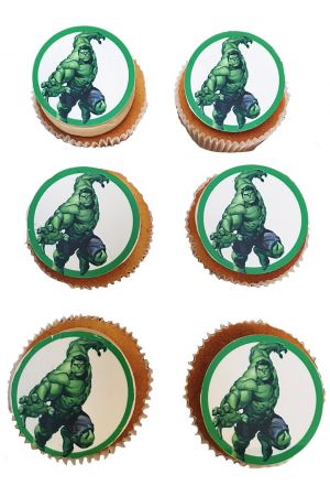 Hulk-cupcakes