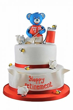 Happy retirement corporate cake