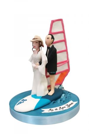 personalised wedding cake topper
