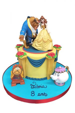 Prinses Disney Belle taart