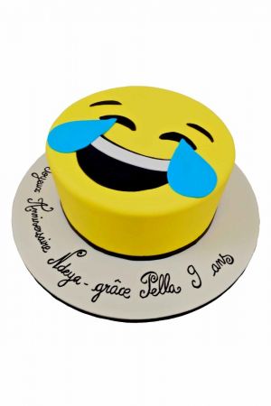 Laughing Madly Emoji Cake