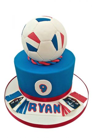 Commander votre Gâteau d'anniversaire Football en ligne