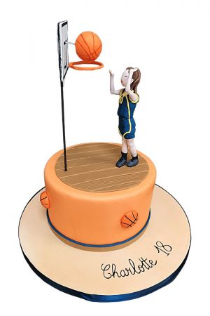 Chocolate Birthday Cake Shape Basketball Stock Photo 1266627706 |  Shutterstock