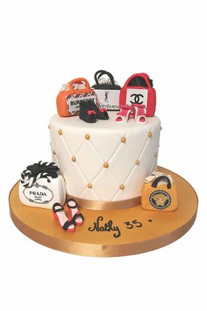 Designer Brand - Edible Icing Cake Wrap Set -2 – printsoncakes