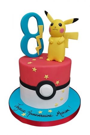 Gâteau Pokémon  Birthday cake kids, Pokemon birthday cake, Pokemon cake