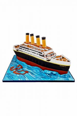 Gâteau anniversaire Bateau Titanic