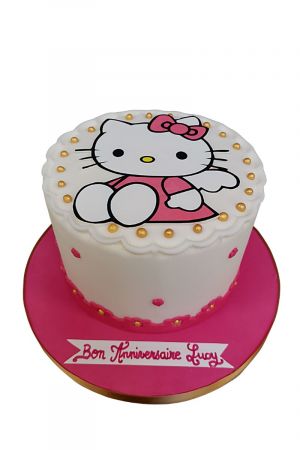Gâteau photo Hello Kitty