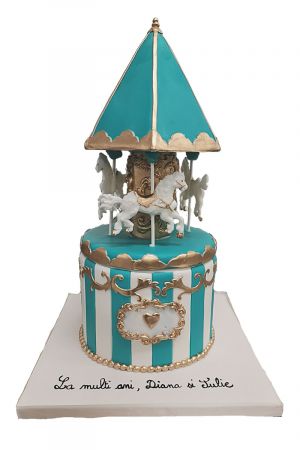 Gâteau caroussel baroque