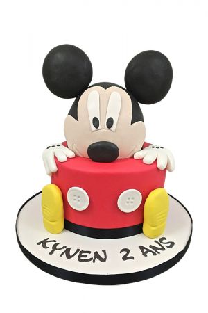  Verjaardagstaart met Mickey Mouse-thema