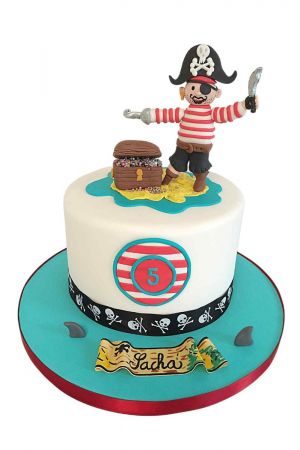 Cake with theme Pirates | Confiserie Bachmann Lucerne