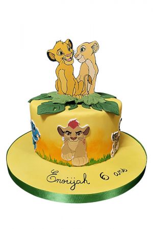 Simba birthday cake