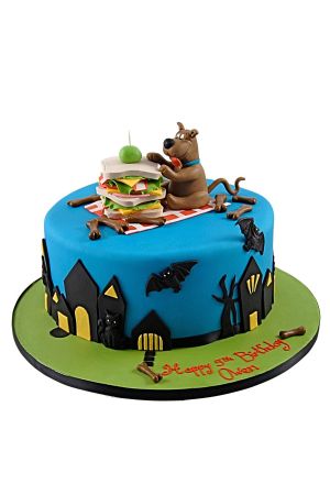 Scooby Doo versierde taart