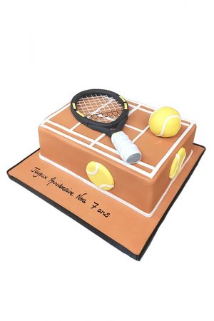 Gâteau tennis Roland Garros