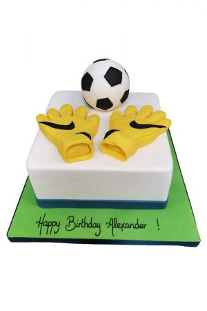 Goal Keeper football cake