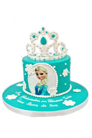 Frozen Magic in Pink: Special Birthday Cake | Faridabad Cake