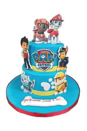 Paw Patrol Team birthday cake