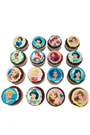Disney prinsessen cupcakes