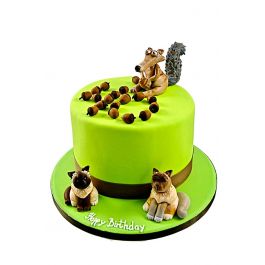 AusaM Cakes - ICE AGE THEMED CAKE ❤ Happy 5th birthday, Aaron! April 3,  2020 #AusaMCakes #JeddahCakes | Facebook